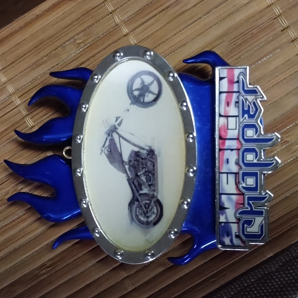 2005 American Chopper Christmas Ornament Motorcycle Flame Logo Limited Edition - Picture 3 of 6